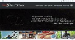 Desktop Screenshot of 365whitetail.com